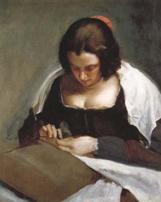 Diego Velazquez Portrait d'une Jeune Femme cousant (df02) Germany oil painting art